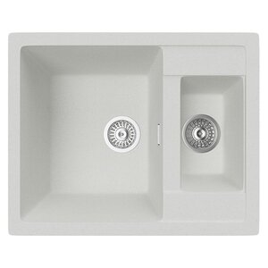 Изображение товара Кухонная мойка TopZero Madonna 615.500.15-07 Ice 61 х 50 см, белая