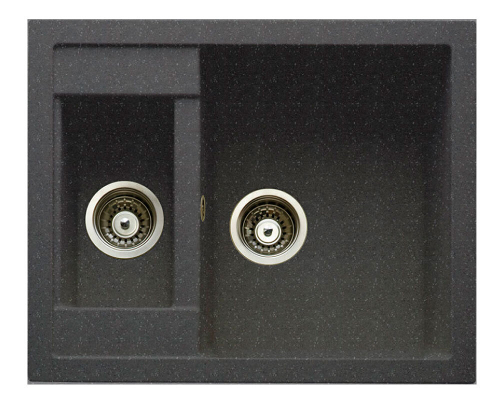 Изображение товара Кухонная мойка TopZero Madonna Galaxy 61х50 см графит искусственный гранит