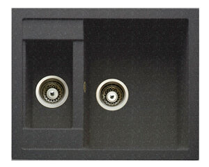 Изображение товара Кухонная мойка TopZero Madonna Galaxy 61х50 см графит искусственный гранит