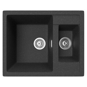Изображение товара Кухонная мойка TopZero Madonna 615.500.15-40 Galaxy 61 х 50 см, графит