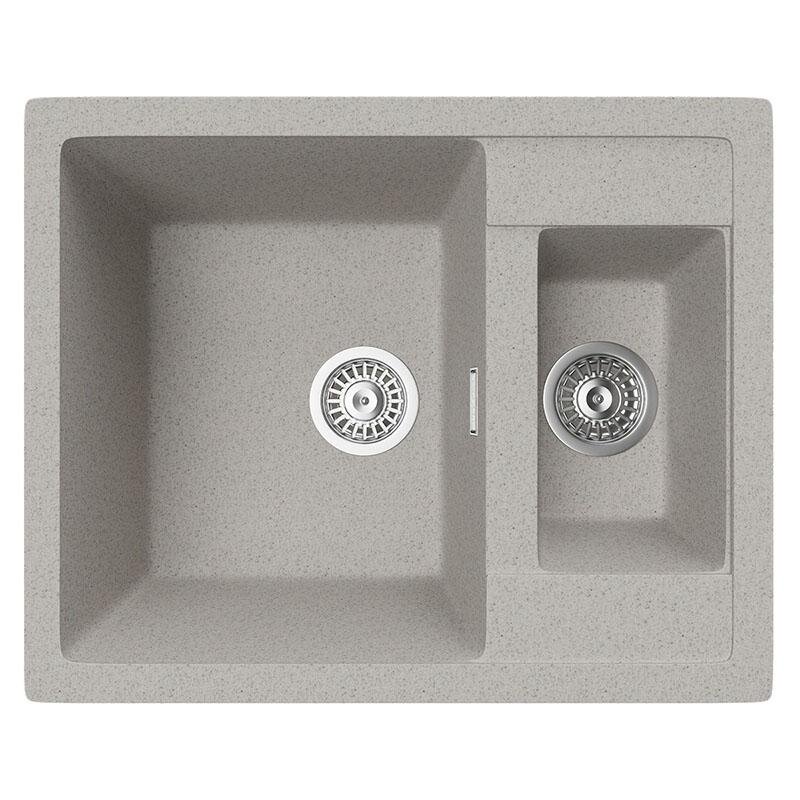 Изображение товара Кухонная мойка TopZero Madonna Smoke 61х50 см, серый цвет