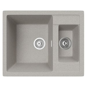 Изображение товара Кухонная мойка TopZero Madonna Smoke 61х50 см, серый цвет