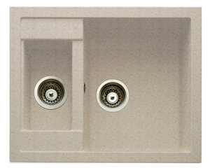 Изображение товара Кухонная мойка TopZero Madonna Beach 61х50 см искусственный гранит коричневая