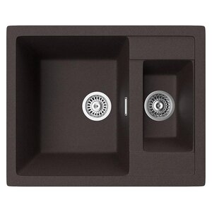 Изображение товара Кухонная мойка TopZero Madonna 615.500.15-93 Chocolate 61 х 50 см, шоколадный