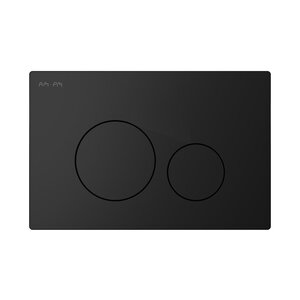 Изображение товара Пневматическая клавиша Am.Pm Pro L для инсталляции черный матовый 2 года гарантии