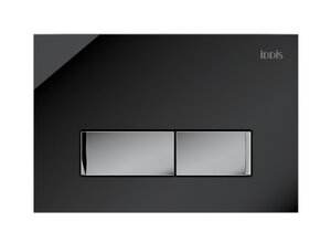 Изображение товара Клавиша смыва Iddis Uniglas UNG10GBi77s универсальная черное стекло 010