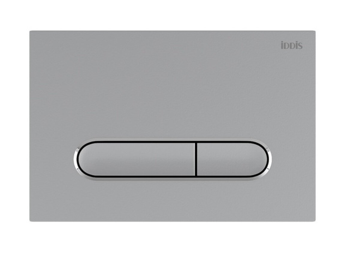 Изображение товара Клавиша смыва Iddis Unifix UNI70M0i77 хром матовая универсальная для унитаза