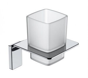 Изображение товара Стакан для зубных щеток Iddis Slide SLISCG1i45 хром матовое стекло