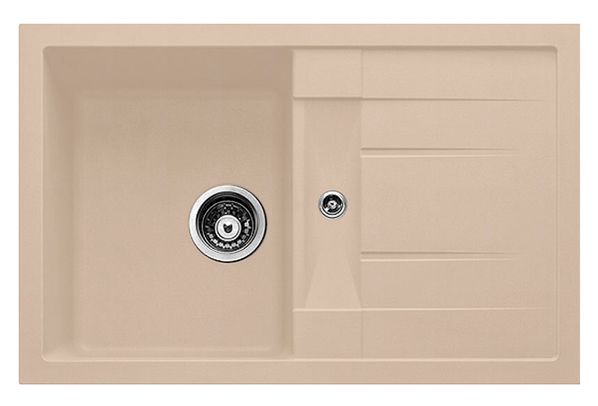 Изображение товара Кухонная мойка TopZero Susanna Jasmine 78х50 см искусственный гранит бежевый