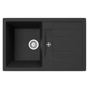Изображение товара Кухонная мойка TopZero Susanna 780.500-10 Cosmos 78 х 50 см, черная