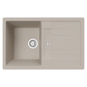 Изображение товара Кухонная мойка TopZero Susanna 780.500-58 Beach 78 х 50 см, коричневая