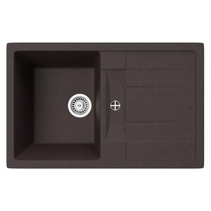 Изображение товара Кухонная мойка TopZero Susanna 780.500-93 Chocolate 78 х 50 см, шоколадный