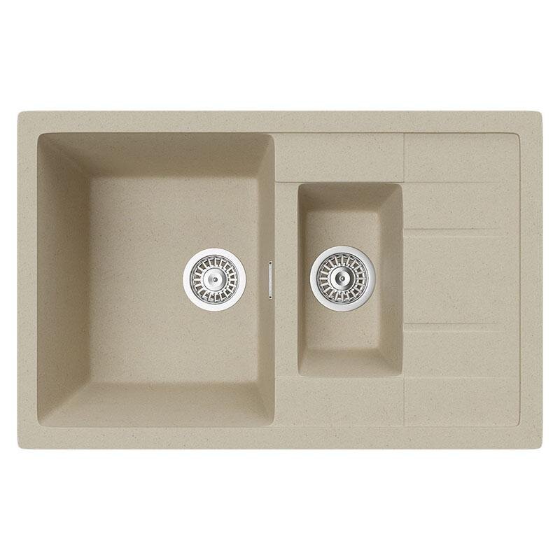 Изображение товара Кухонная мойка TopZero Valentina Jasmine 78х50 см искусственный камень бежевый