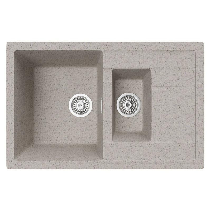 Изображение товара Кухонная мойка TopZero Valentina Ground 78x50 см 1,5 чаши