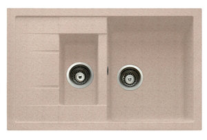 Изображение товара Кухонная мойка TopZero Valentina Beach 78x50 см коричневая из искусственного гранита