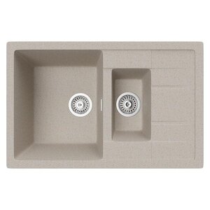 Изображение товара Кухонная мойка TopZero Valentina 780.500.15-58 Beach 78 х 50 см, коричневый