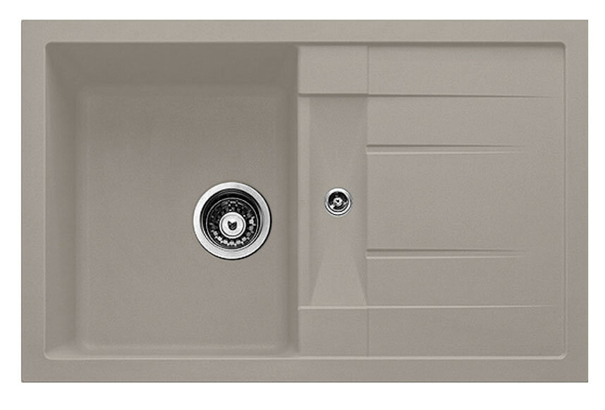 Изображение товара Кухонная мойка TopZero Susanna Smoke 78х50 см искусственный гранит серый