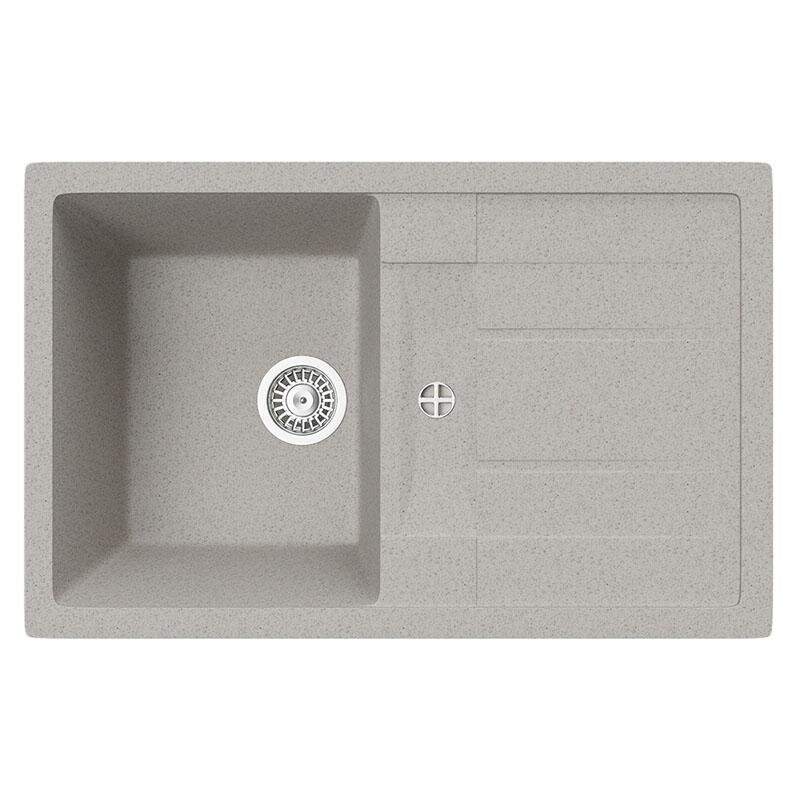 Изображение товара TopZero Susanna 78x50 см сер. иск. гранит, перелив, 5 лет