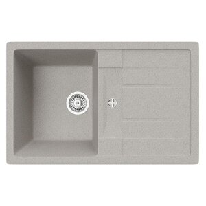 Изображение товара Кухонная мойка TopZero Susanna 780.500-47 Smoke 78 х 50 см, серая