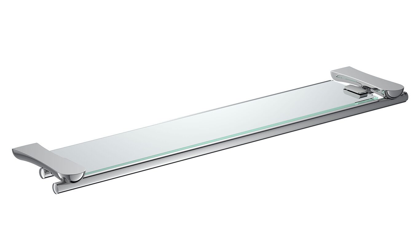 Изображение товара Полка Rush Luson LU16611 с бортиком, хром, 65x28x14.1 см