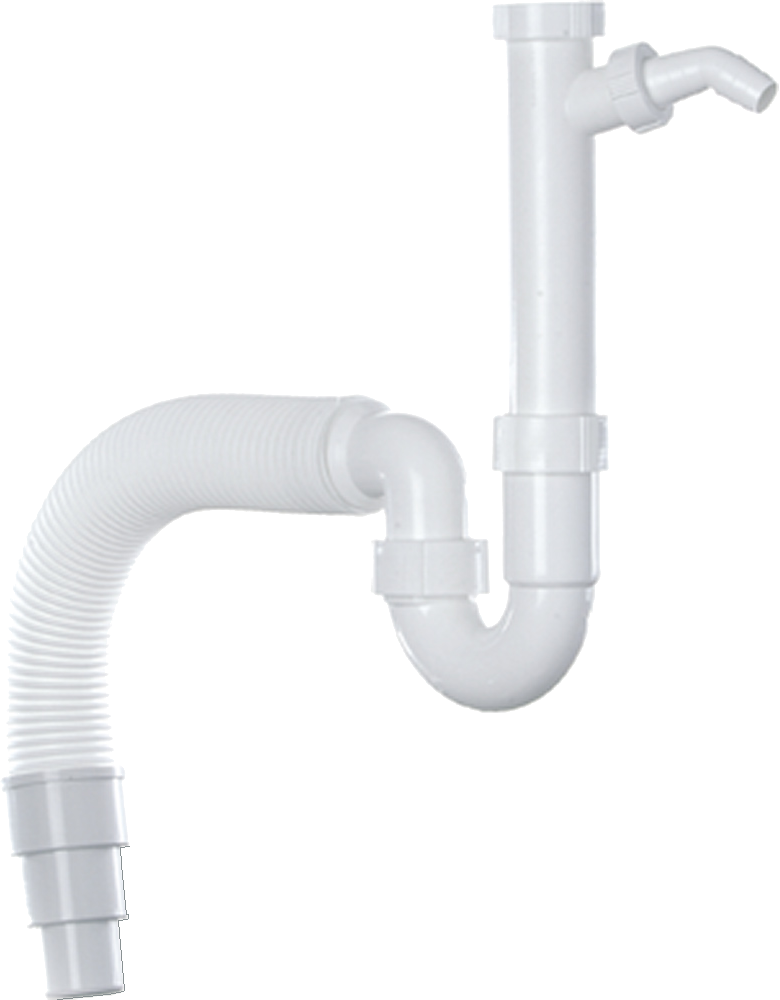 Изображение товара Сифон Franke универсальный 1/2 для кухонной мойки с гофро-сливом