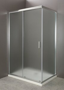 Изображение товара Душевой уголок BelBagno UNO-AH-1-120/90-P-Cr, 120 х 90 см, стекло рифленое, профиль хром