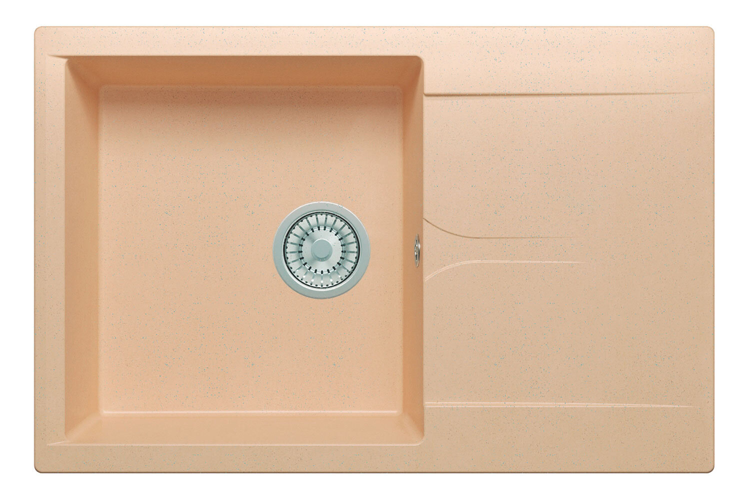 Изображение товара Кухонная мойка Polygran Gals-760 № 27 бежевая искусственный гранит 76 см