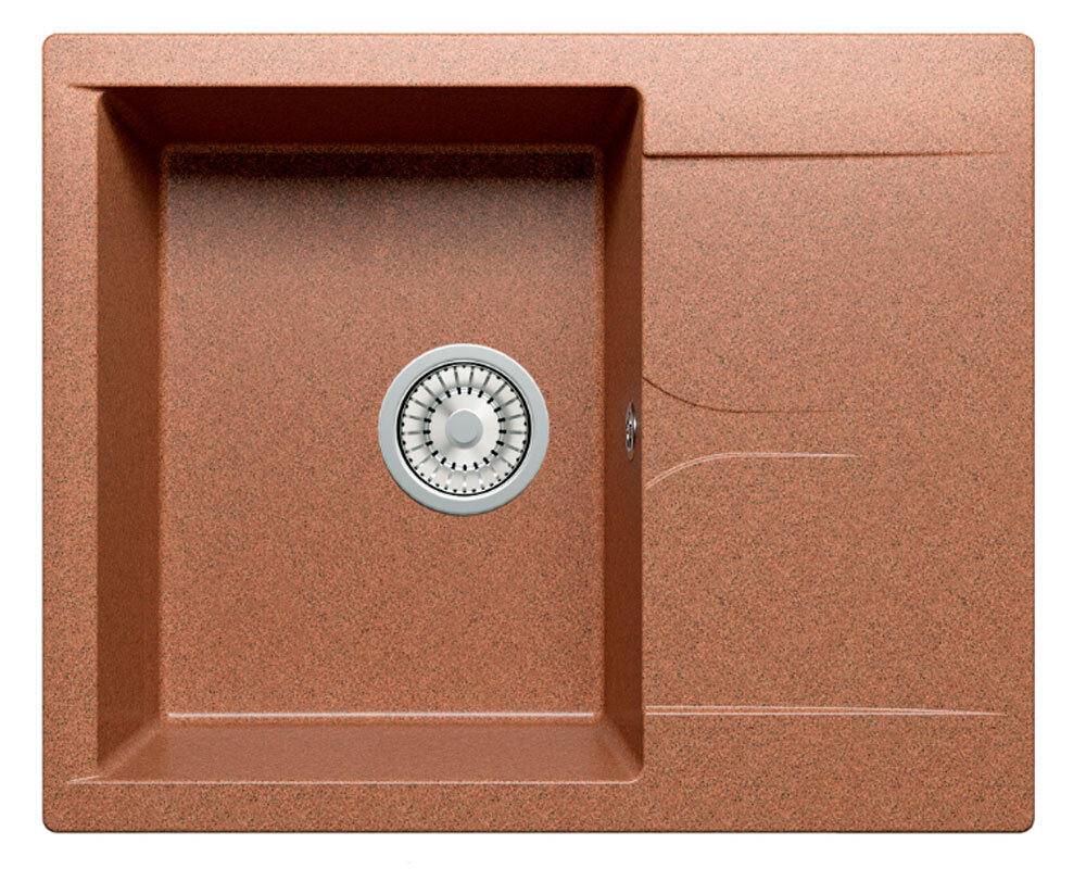 Изображение товара Кухонная мойка Polygran Gals-620 № 307 терракот из искусственного гранита