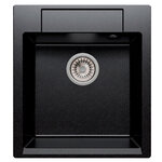 Кухонная мойка Polygran Argo-460 №16 черная - фото 1