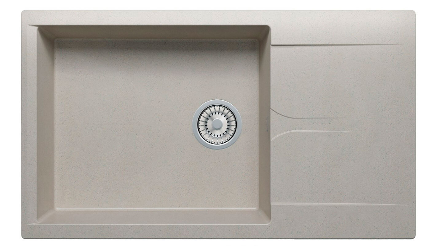 Изображение товара Кухонная мойка Polygran Gals-862 №14 серого цвета из искусственного гранита