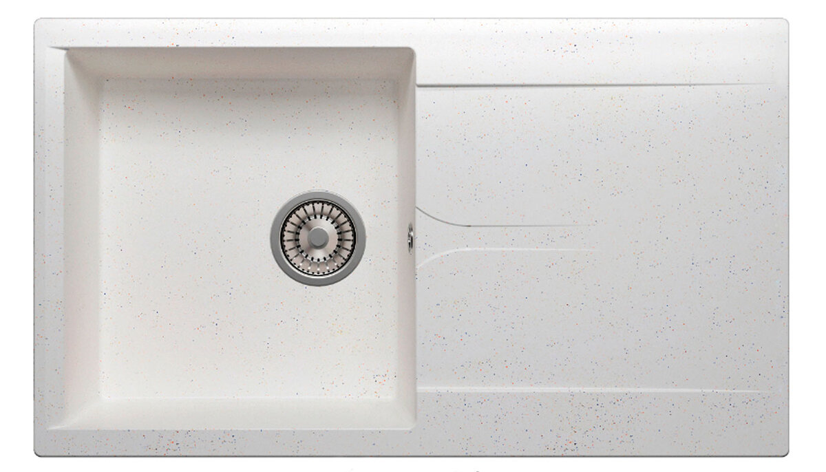 Изображение товара Кухонная мойка Polygran Gals-860 №26 белая искусственный камень