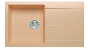 Изображение товара Кухонная мойка Polygran Gals 860 №27 бежевая искусственный гранит угловая накладная