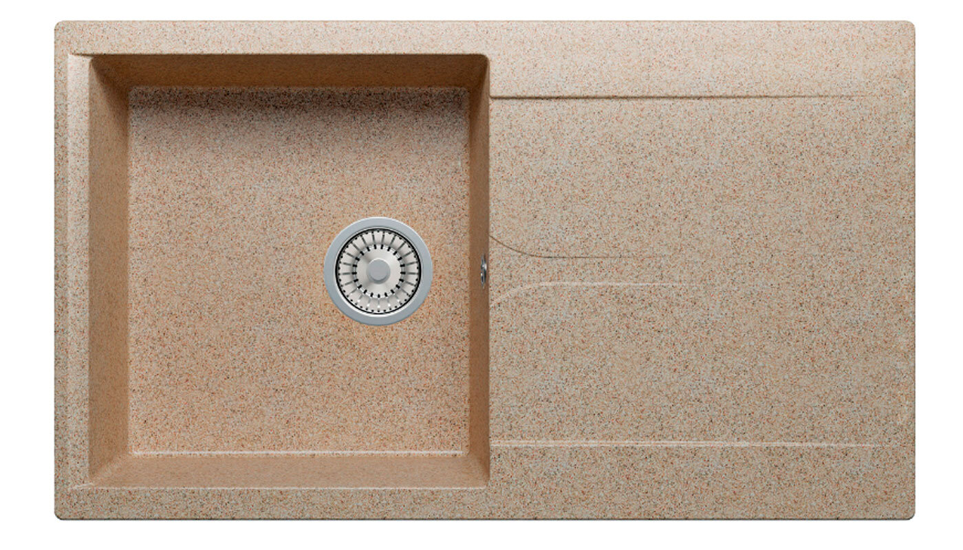 Изображение товара Кухонная мойка Polygran Gals-860 №302 песочная искусственный камень