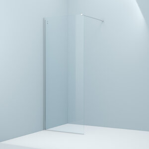 Изображение товара Душевая стенка Iddis Walk In Slide 80 см стекло хром дизайн современный