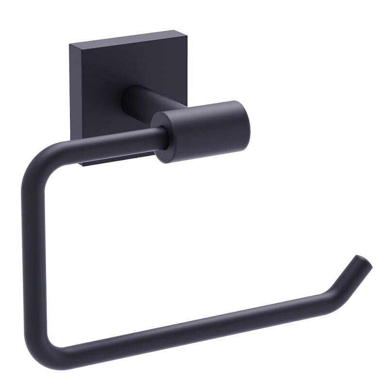 Изображение товара Держатель туалетной бумаги Timo Selene 12041/03 черный без крышки