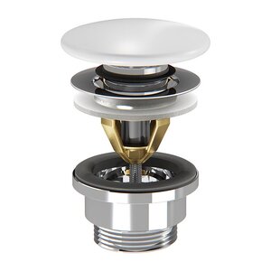 Изображение товара Донный клапан Jacob Delafon с системой "клик-клак", с керамической заглушкой, универсальный, E78262-00