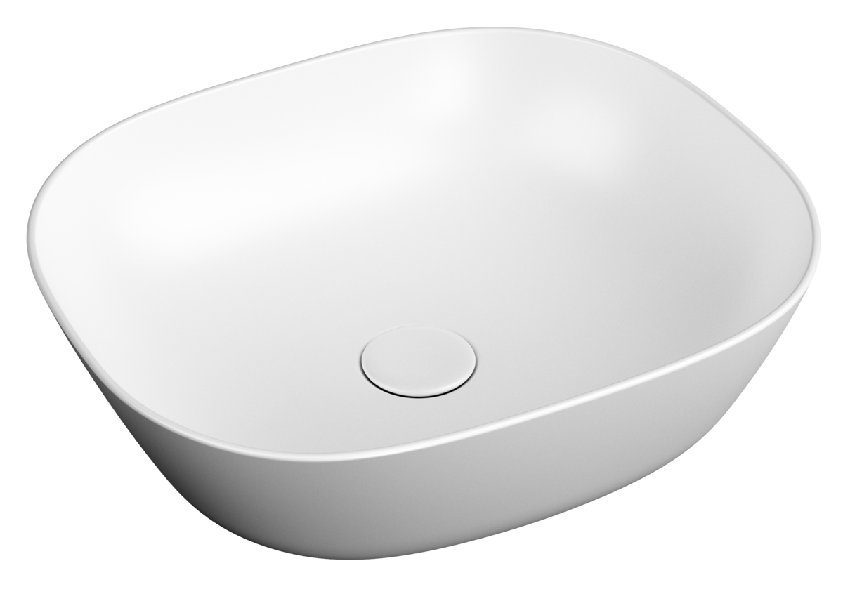 Изображение товара Раковина Vitra Plural 45 см белый матовый накладная угловая с технологией VitrAclean