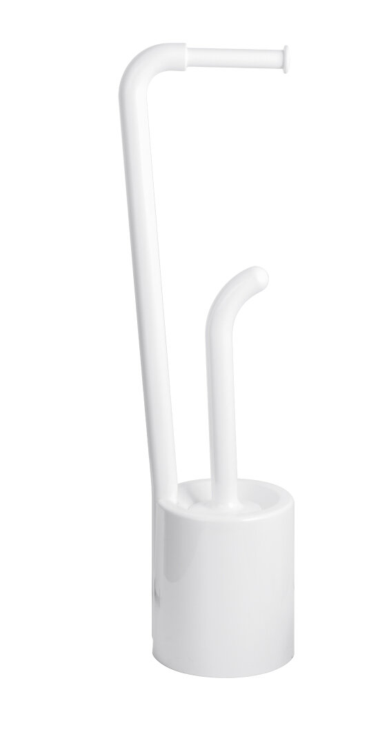 Изображение товара Стойка для аксессуаров Fixsen Wendy FX-7032-02 б/д + ершик, напольная, белый