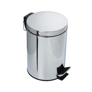 Изображение товара Ведро для мусора Fixsen Hotel FX-31024 8 л напольное, полированная сталь