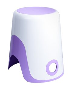 Изображение товара Корзина для белья-табурет Fixsen Wendy FX-7073-49, 2 в 1, белый/фиолетовый