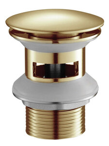 Изображение товара Донный клапан Timo с переливом и золотым покрытием 8011/17