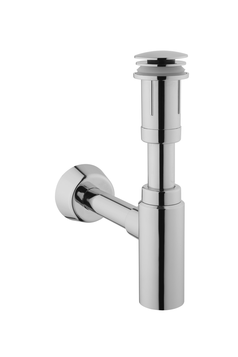 Изображение товара Сифон Vitra Syphon A45154 с донным клапаном для раковины, хром, 27.2 см