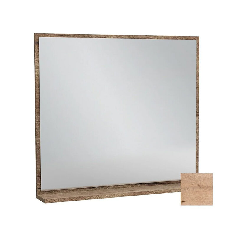 Изображение товара Зеркало Jacob Delafon Vivienne 80х70 см с полочкой арлингтонский дуб
