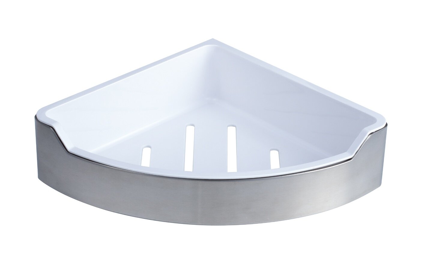 Изображение товара Угловая полка Fixsen Hotel FX-31003D одноярусная хром из металла и пластика