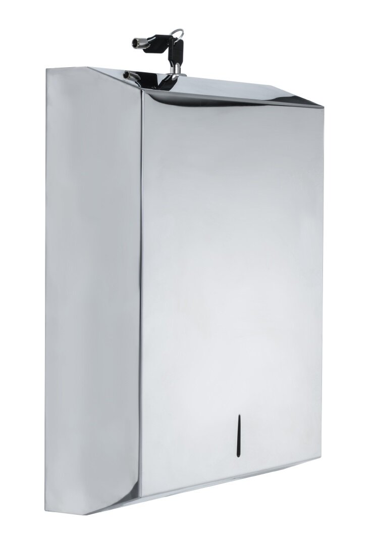 Изображение товара Диспенсер бумажных полотенец Fixsen Hotel FX-31027A из полированной стали