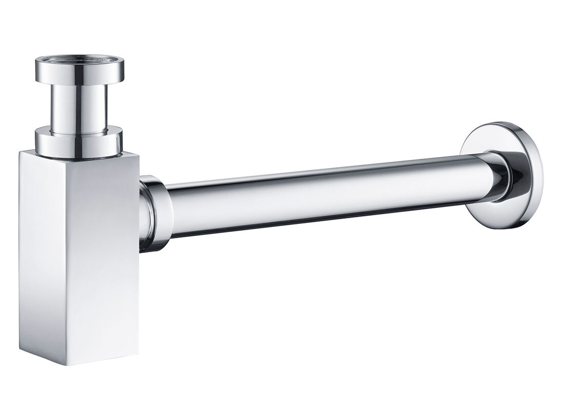 Изображение товара Сифон для раковины Timo хром 959/00L с мокрым затвором