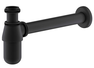 Изображение товара Сифон для раковины Timo черный 960/03L из латуни, регулируемый по высоте