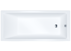 Изображение товара Ванна акриловая 1ACReal Palermo 180, 180 х 80 см, белая, BBA-PM188X0-00U