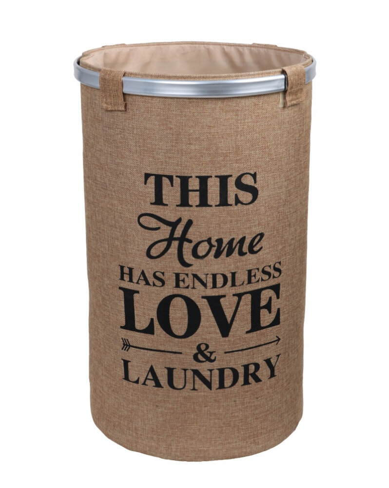 Изображение товара Корзина для белья Fixsen Eco Style 80 л FX-1031B бежевый напольная