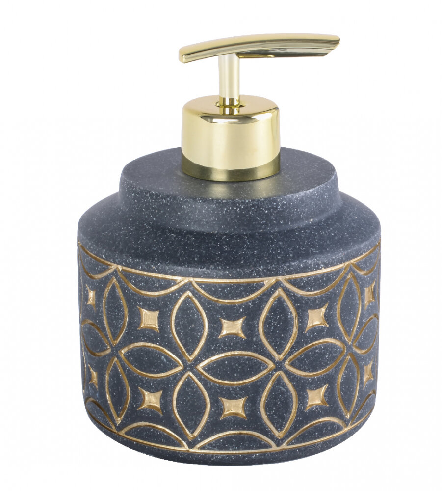 Изображение товара Дозатор для жидкого мыла Fixsen Coin FX-250-1 серый золото настольный